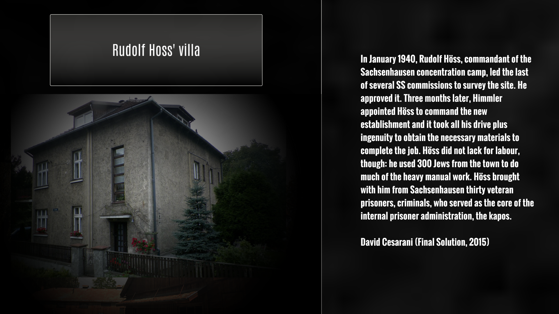 Auschwitz Virtual Tour visual 3